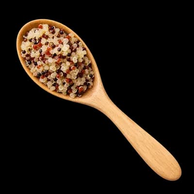 Löffel Quinoa